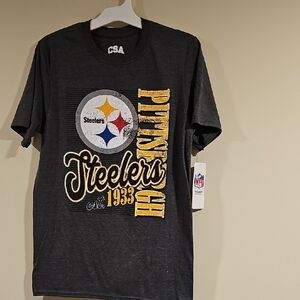 Pittsburgh Steelers Charcoal Graphic Short Sleeve Tee